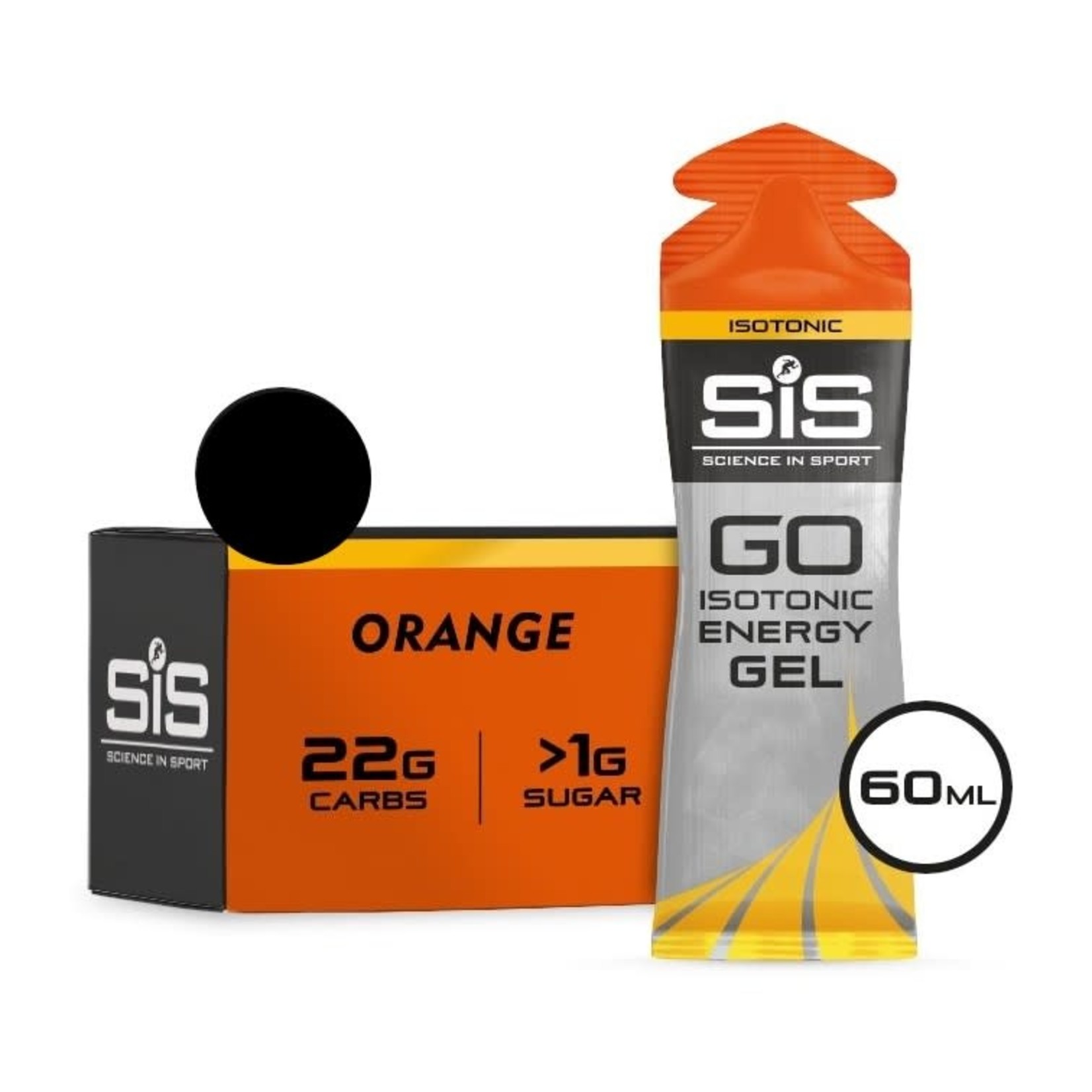 SIS Go Plus Isotonic Energy Gel 60ml Orange - Joondalup Cycle City