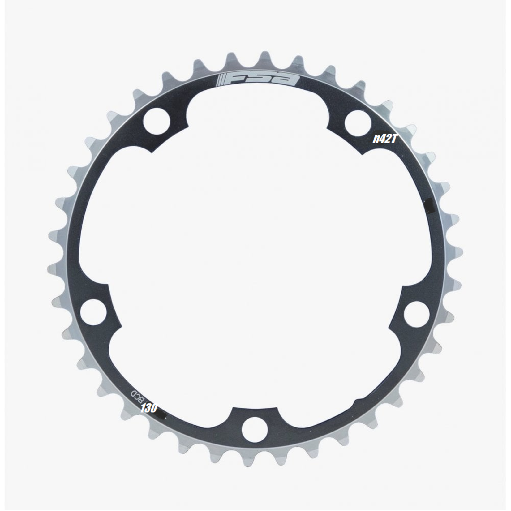 FSA 42T 130mm Pro Road Chainring Black