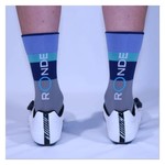 Ronde Renner Cycling Socks Grey Blue Green