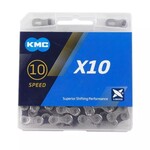 KMC X10 10Speed 116L Chain Silver Black