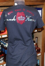 Other Retail KREWE LADIES BLING V-NECK T-SHIRT BLACK SMALL