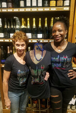 Other Retail KREWE LADIES BLING V-NECK T-SHIRT BLACK SMALL