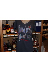 Other Retail KREWE LADIES BLING V-NECK T-SHIRT BLACK LARGE