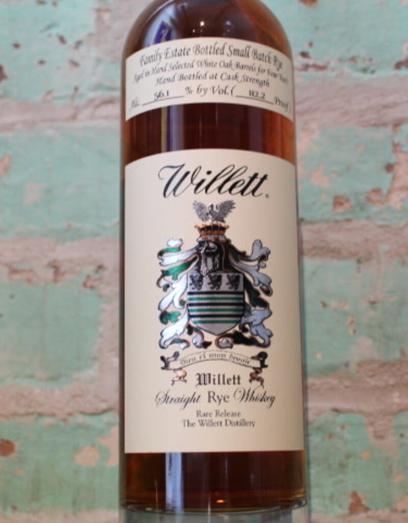 Spirits WILLETT RYE WHISKEY 4 YR OLD