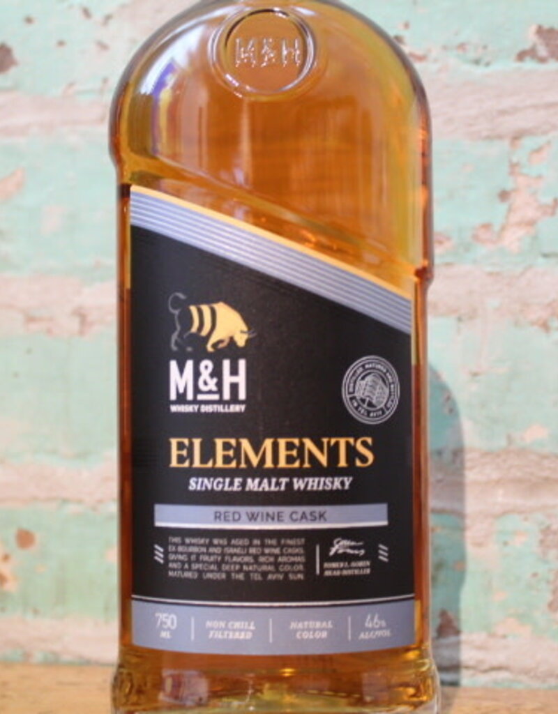 Spirits M&H 'ELEMENTS' RED WINE CASK SINGLE MALT WHISKEY