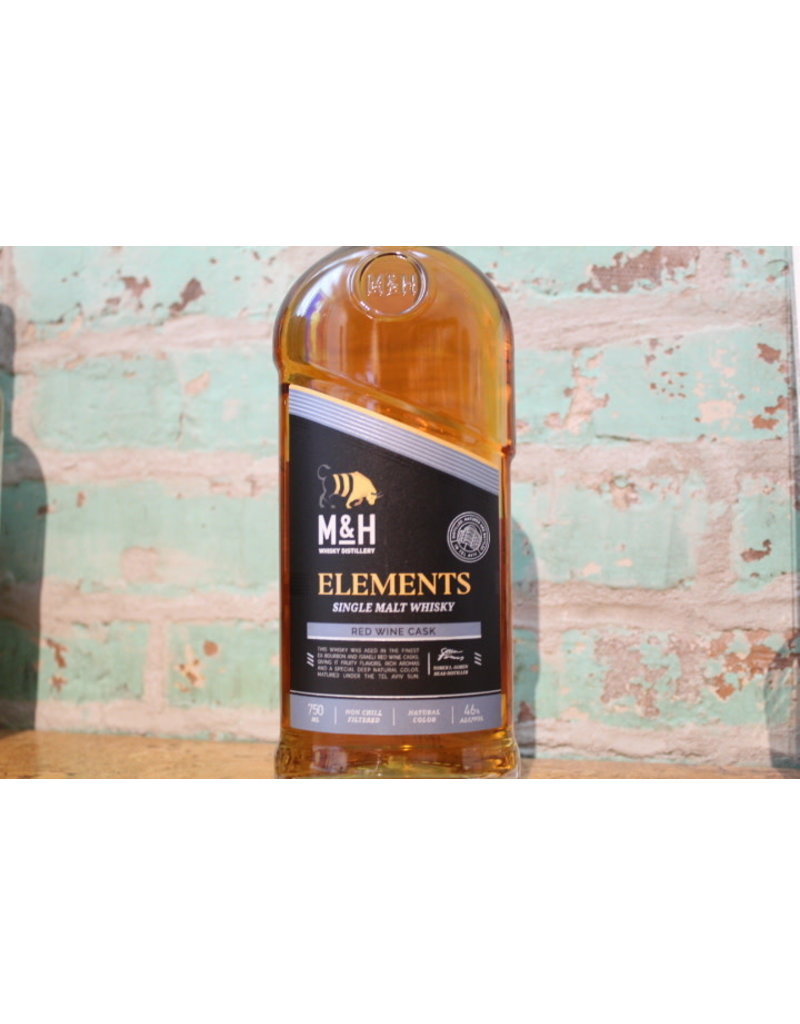 Spirits M&H 'ELEMENTS' RED WINE CASK SINGLE MALT WHISKEY
