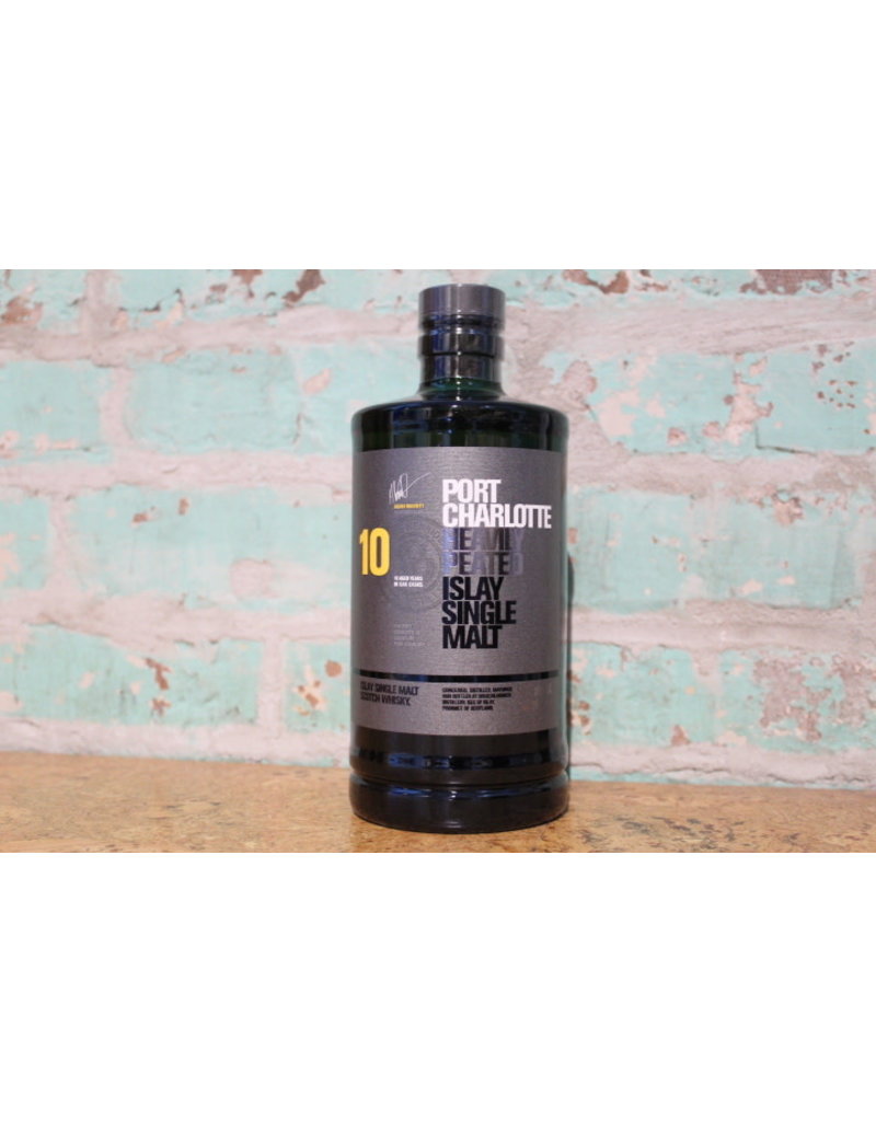 Spirits BRUICHLADDICH PORT CHARLOTTE 10 YEAR HEAVY PEATED SCOTCH
