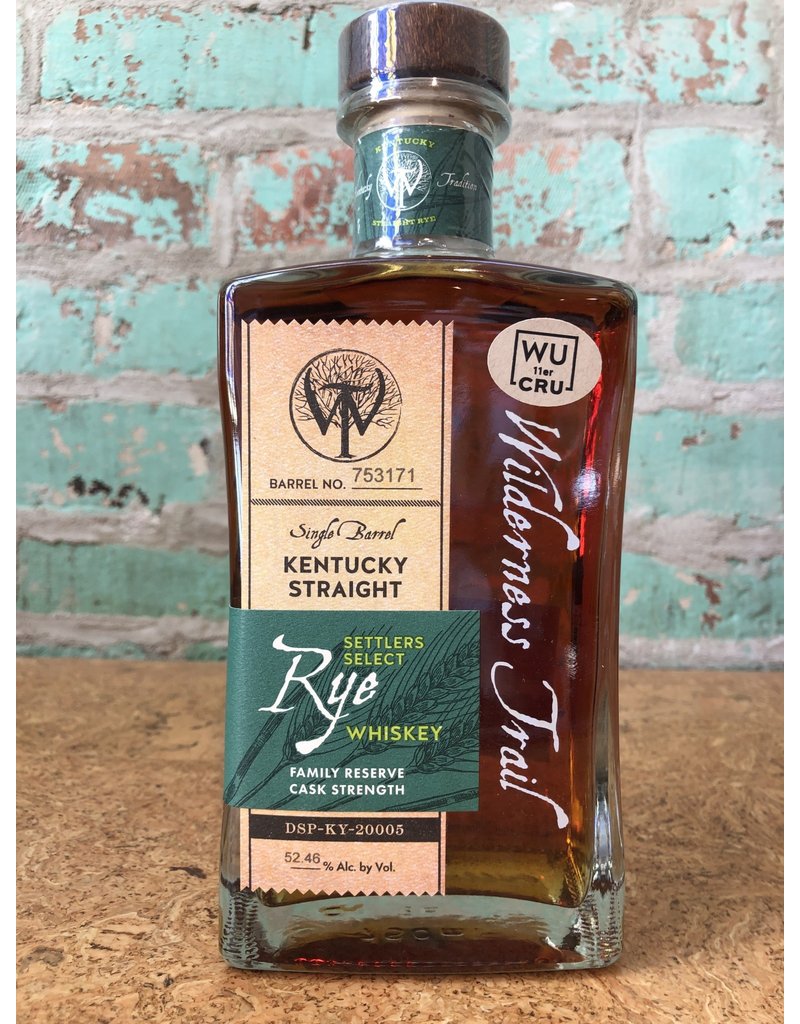 Spirits WILDERNESS TRAIL WU 11ER CRU RYE WHISKEY BARREL PICK