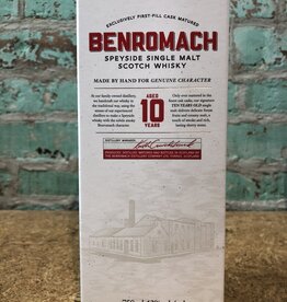 Spirits BENROMACH 10 YEAR SCOTCH WHISKEY