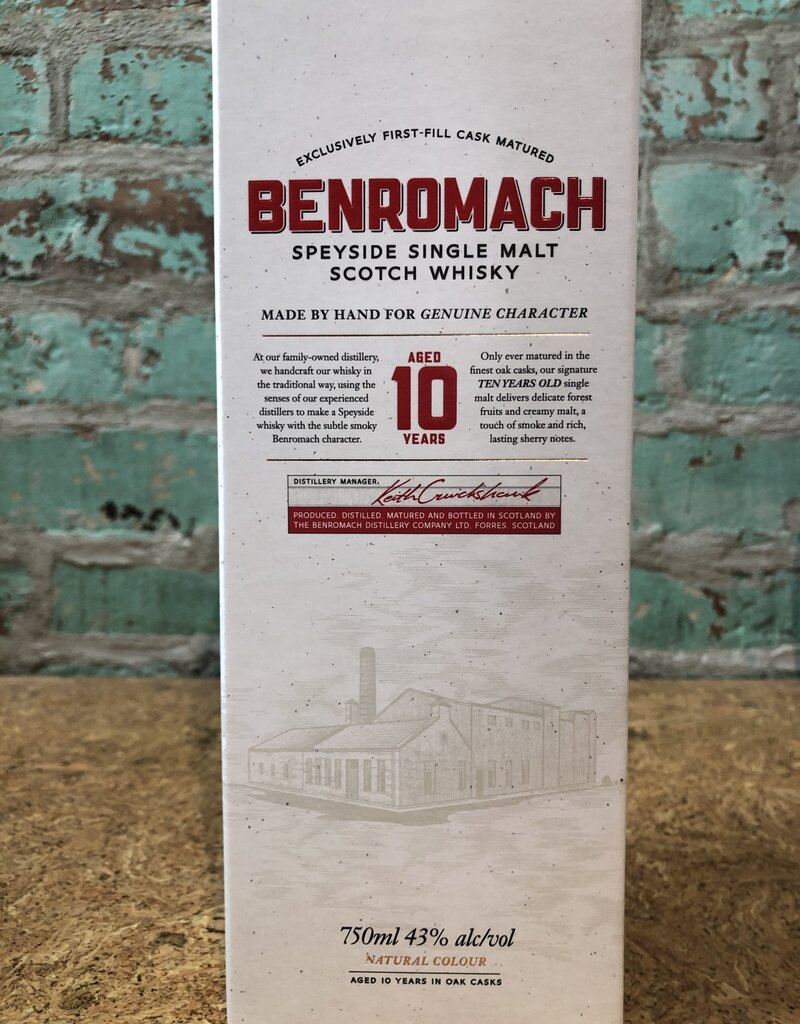 Spirits BENROMACH 10 YEAR SCOTCH WHISKEY