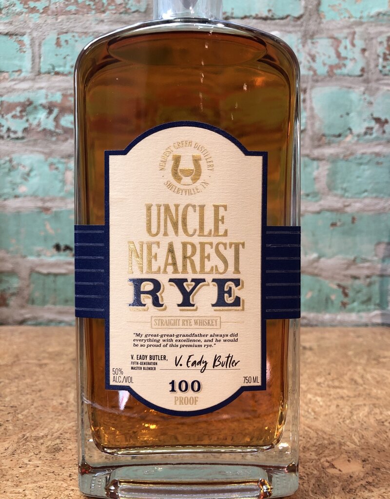 Spirits UNCLE NEAREST STRAIGHT RYE WHISKEY