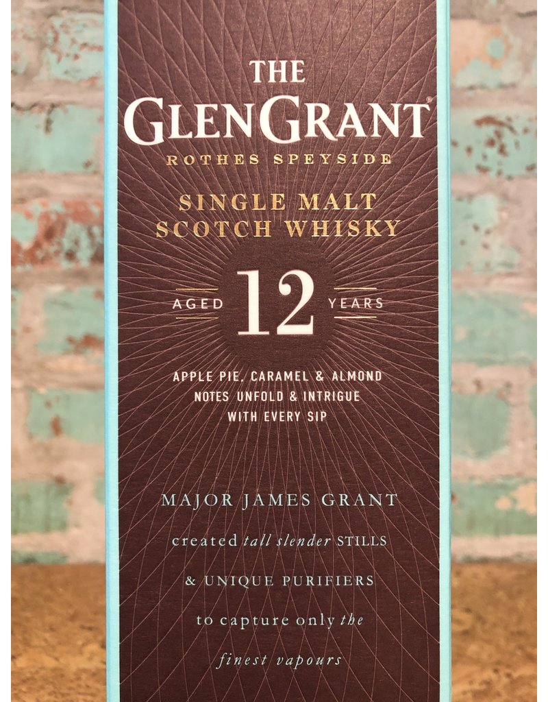 GLEN GRANT 12 YEAR SINGLE MALT SCOTCH