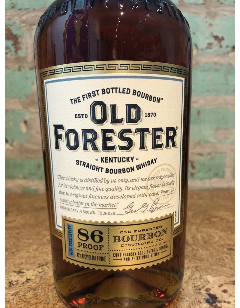 OLD FORESTER STRAIGHT BOURBON 1L