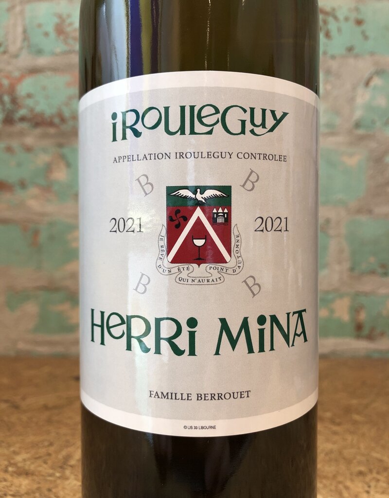 Wines HERRI MINA IROULEGUY BLANC