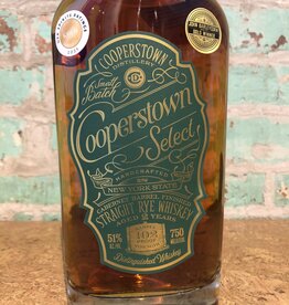 Spirits COOPERSTOWN DISTILLERY SELECT STRAIGHT RYE WHISKEY