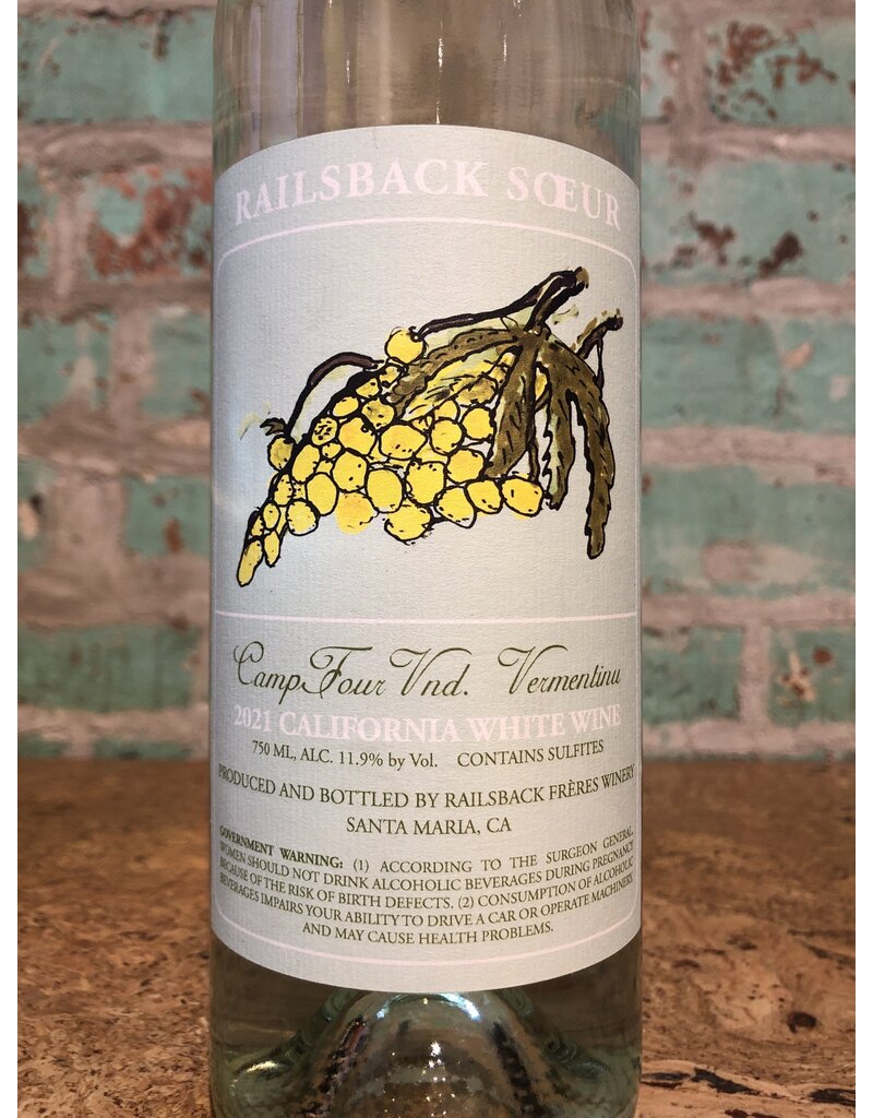 Wines RAILSBACK SOEUR 'CAMP FOUR VINEYARD' VERMENTINU