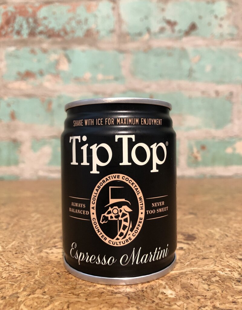 Spirits TIP TOP ESPRESSO MARTINI CANNED COCKTAIL 100ML