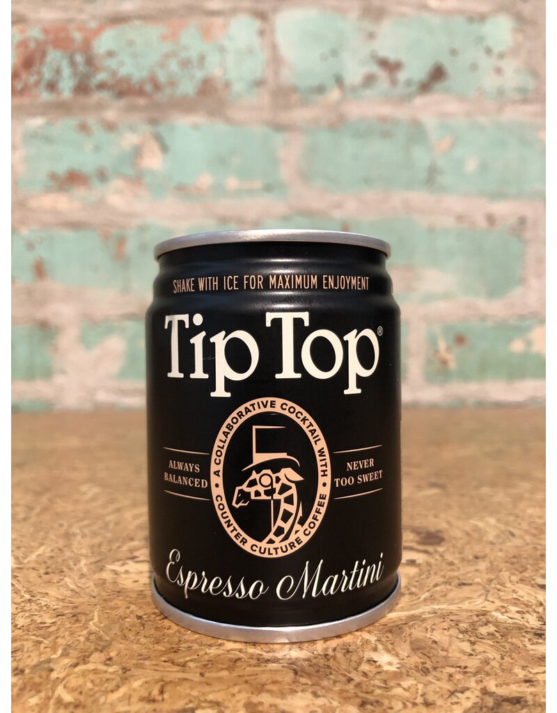 Spirits TIP TOP ESPRESSO MARTINI CANNED COCKTAIL 100ML