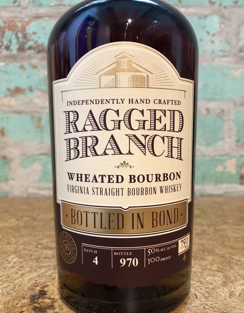 Spirits RAGGED BRANCH BOTTLED in BOND  WHEATED BOURBON  (MAROON LABLE)