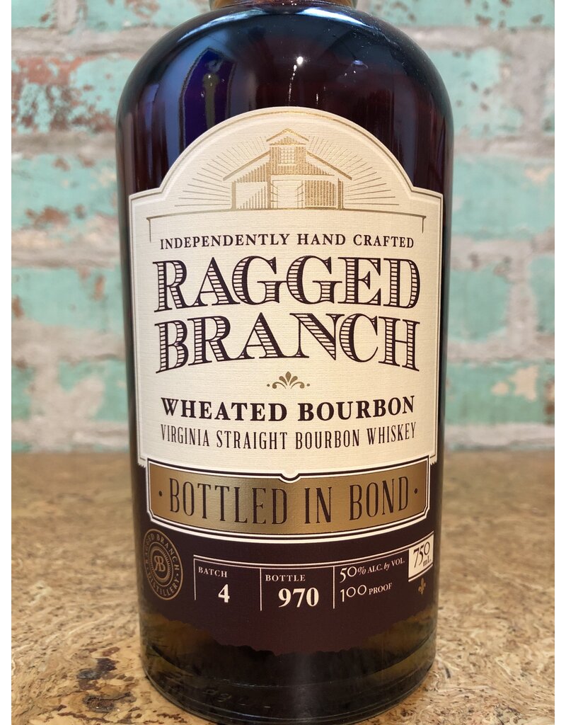 Spirits RAGGED BRANCH BOTTLED in BOND  WHEATED BOURBON  (MAROON LABLE)