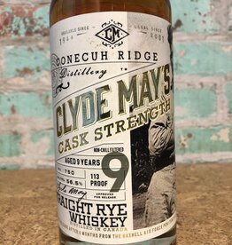 Spirits CLYDE MAYS CASK STRENGTH STRAIGHT RYE WHISKEY 9 YEAR