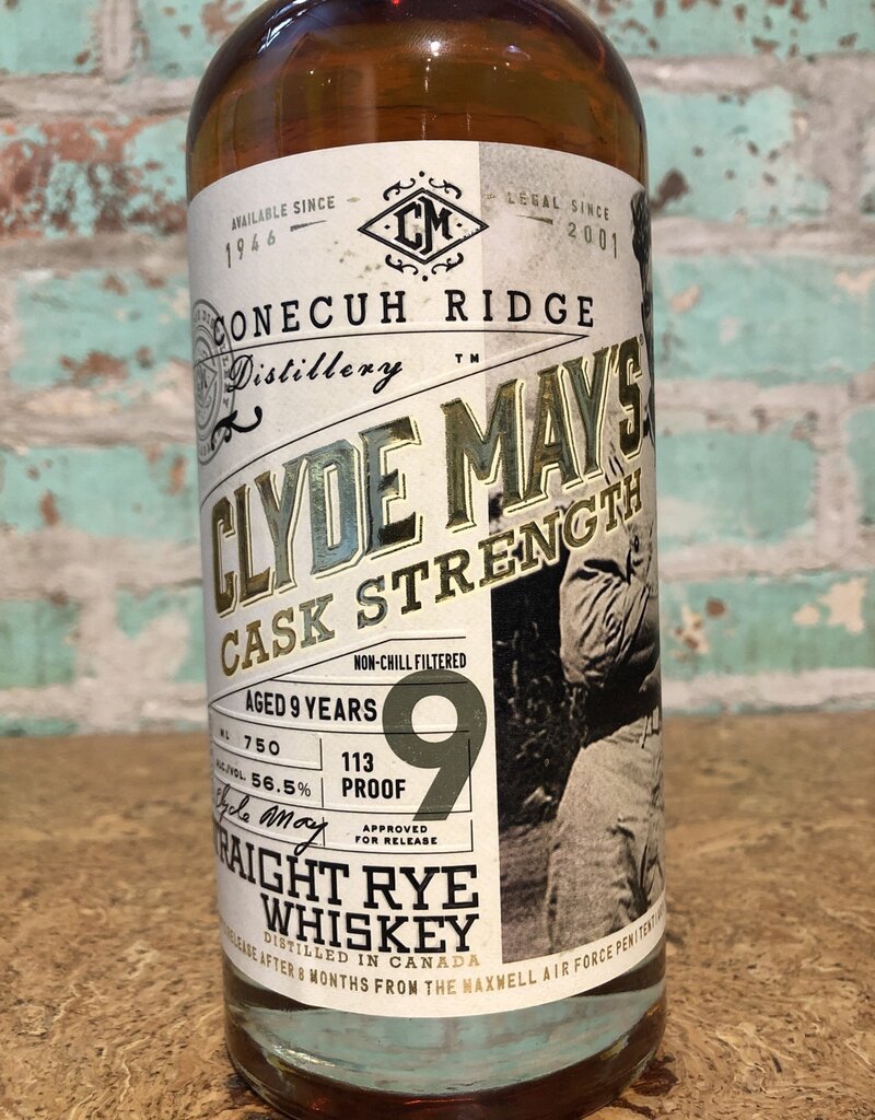 Spirits CLYDE MAYS CASK STRENGTH STRAIGHT RYE WHISKEY 9 YEAR