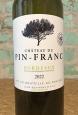 Wines CHATEAU DU PIN-FRANC BORDEAUX BLANC