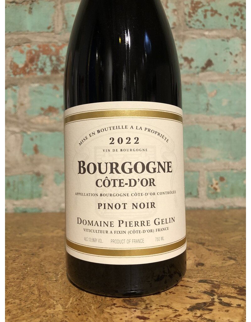 Wines PIERRE GELIN BOURGOGNE ROUGE