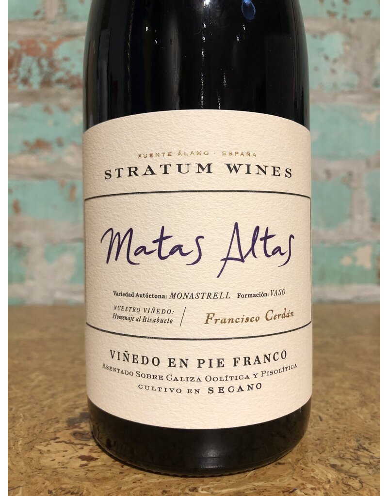 Wines STRATUM 'MATAS ALTAS' JUMILLA MONASTRELL