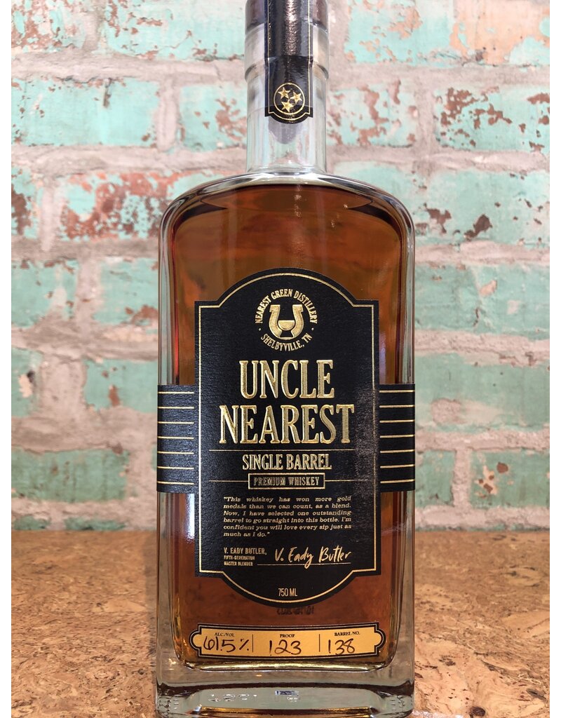 Spirits UNCLE NEAREST SINGLE BARREL WHISKEY