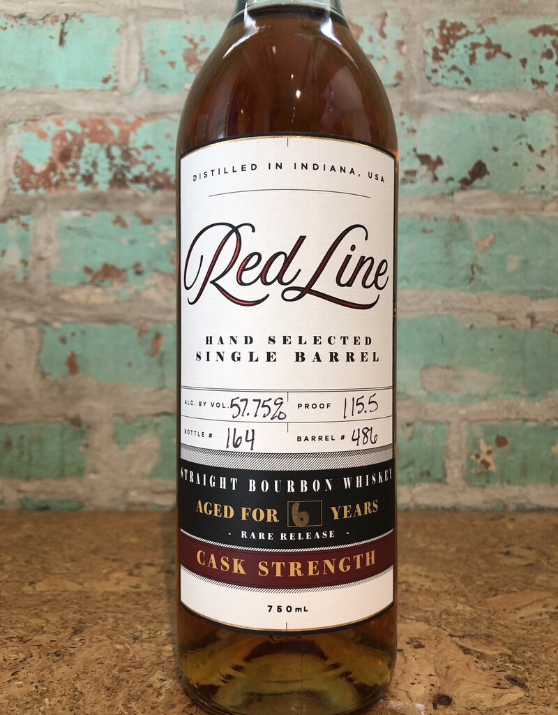 Spirits RED LINE WHISKEY COMPANY SINGLE BARREL CASK STRENGTH 6 YEAR BOURBON