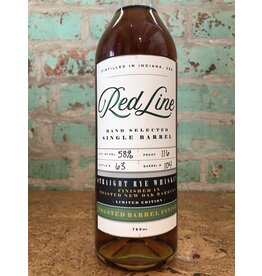 Spirits RED LINE WHISKEY SINGLE BARREL CASK STRENGTH TOASTED BARREL RYE