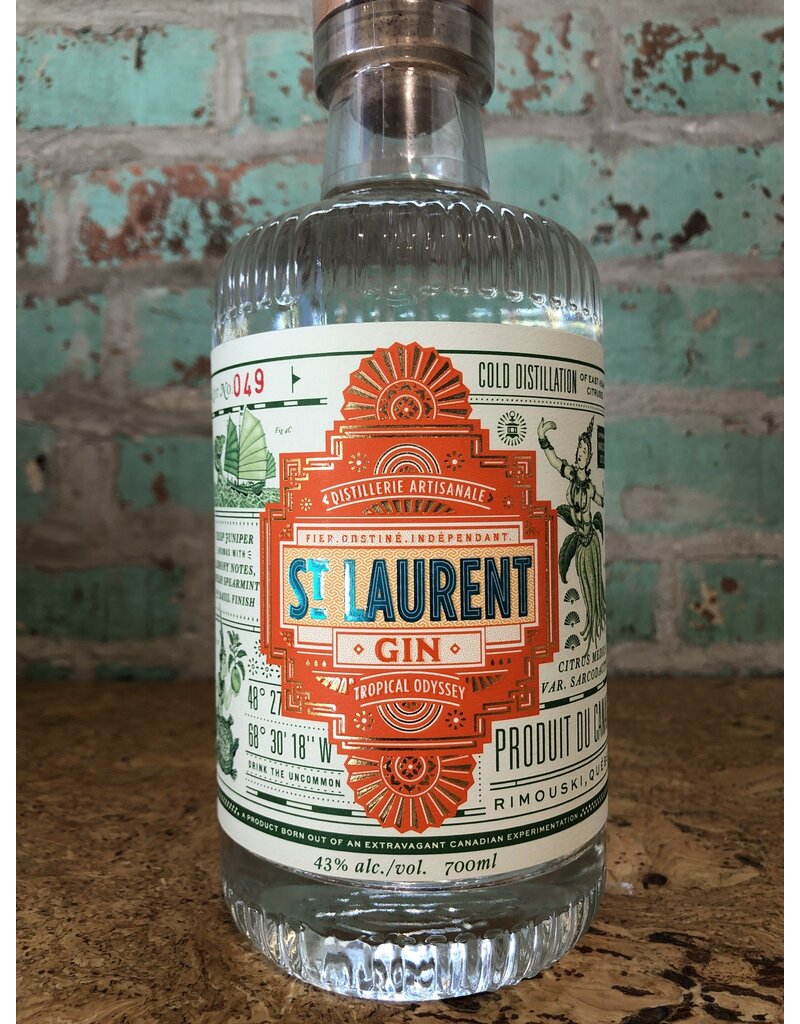 DISTILLERIE DU ST LAURENT TROPICAL ODYSSEY CITRUS GIN