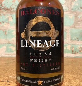 Spirits BALCONES LINEAGE SINGLE MALT TEXAS WHISKY