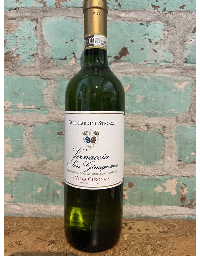 Wines GUICCIARDINI STROZZI VERNACCIA GIMIGNANO VILLA CUSONA