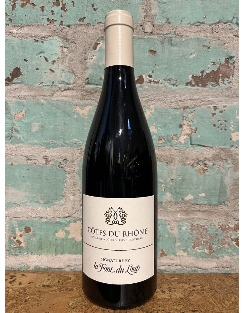 Wines CHATEAU DE LA FONT DU LOUP 'SIGNATURE' COTES DU RHONE ROUGE