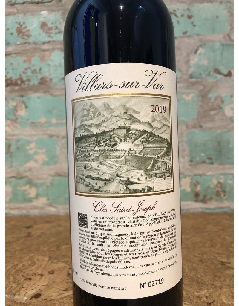 Wines VILLARS SUR VAR CLOS SAINT-JOSEPH