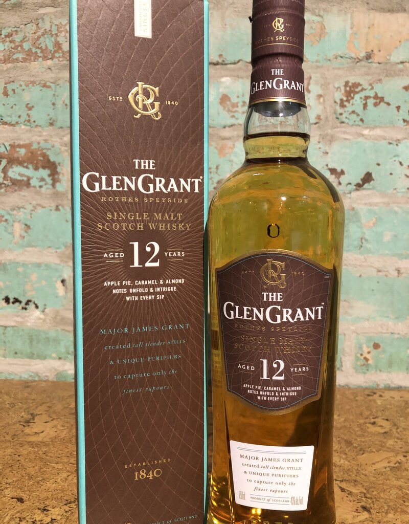 Spirits GLEN GRANT 12 YEAR SINGLE MALT SCOTCH