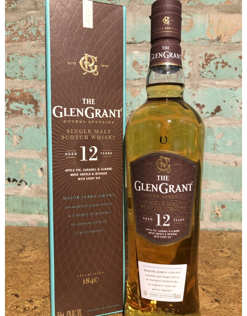 Spirits GLEN GRANT 12 YEAR SINGLE MALT SCOTCH