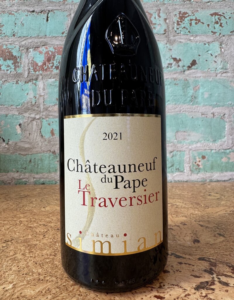 Wines CHATEAU SIMIAN CHATEAUNEUF DU PAPE LE TRAVERSIER