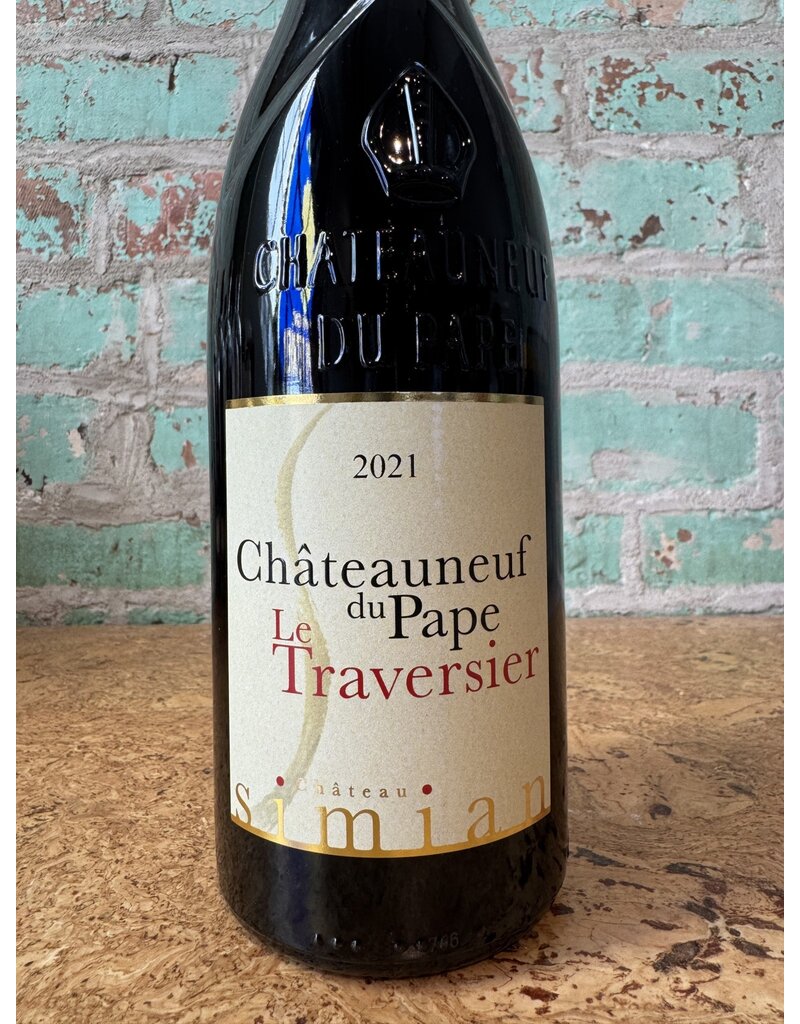 Wines CHATEAU SIMIAN CHATEAUNEUF DU PAPE LE TRAVERSIER