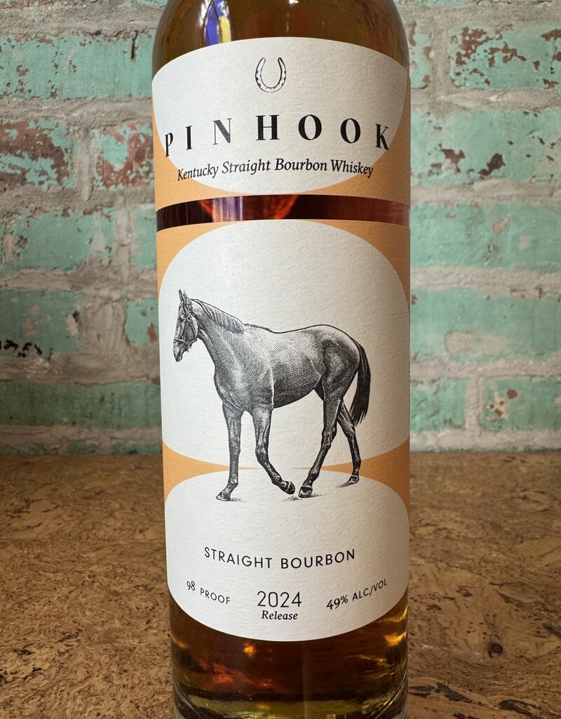 Spirits PINHOOK STRAIGHT BOURBON WHISKEY ORANGE TOP
