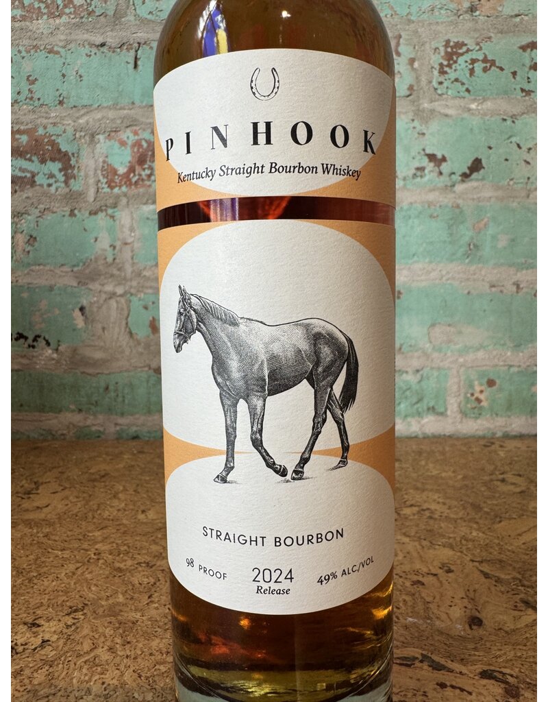 Spirits PINHOOK STRAIGHT BOURBON WHISKEY ORANGE TOP