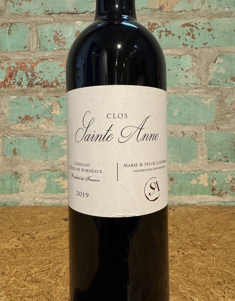 Wines CLOS SAINTE-ANNE CADILLAC BORDEAUX FRANCE
