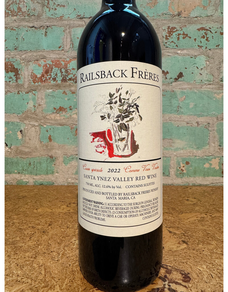 Wines RAILSBACK FRERES "COMME VOUS VOULAIS" SANTA YNEZ VALLEY RED