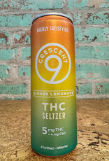 CBD/THC CRESCENT 9 GINGER LEMONADE 5MG CBD/THC SELTZER CAN