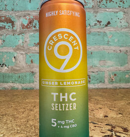 CBD/THC CRESCENT 9 GINGER LEMONADE 5MG CBD/THC SELTZER CAN