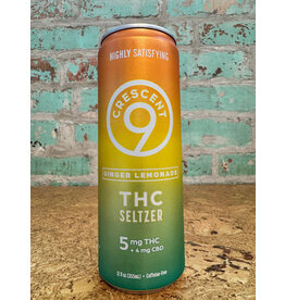 CBD/THC CRESCENT 9 GINGER LEMONADE 5MG CBD/THC SELTZER CAN