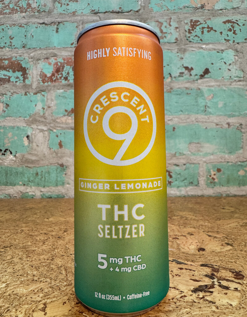 CBD/THC CRESCENT 9 GINGER LEMONADE 5MG CBD/THC SELTZER CAN
