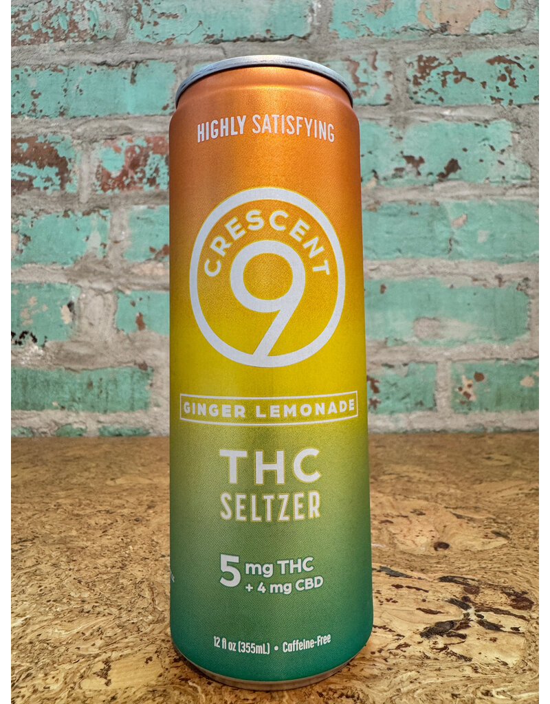 CBD/THC CRESCENT 9 GINGER LEMONADE 5MG CBD/THC SELTZER CAN